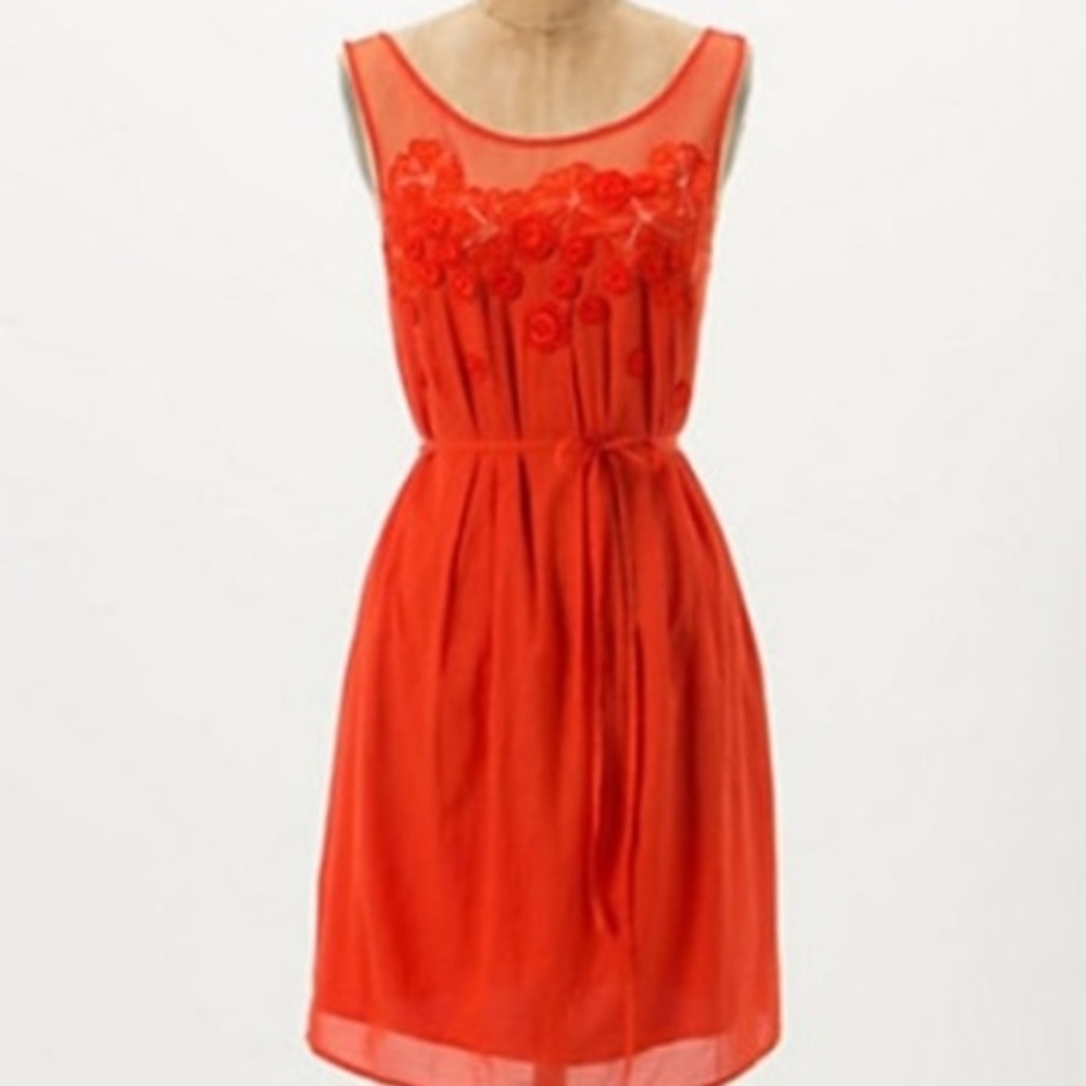 Anthropologie EUC Meadow Rue Sangeet Dress Sz 0